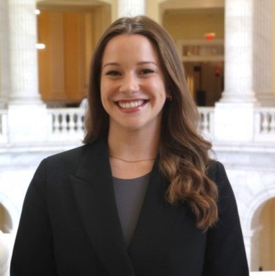 Portrait of Jacqueline smiling