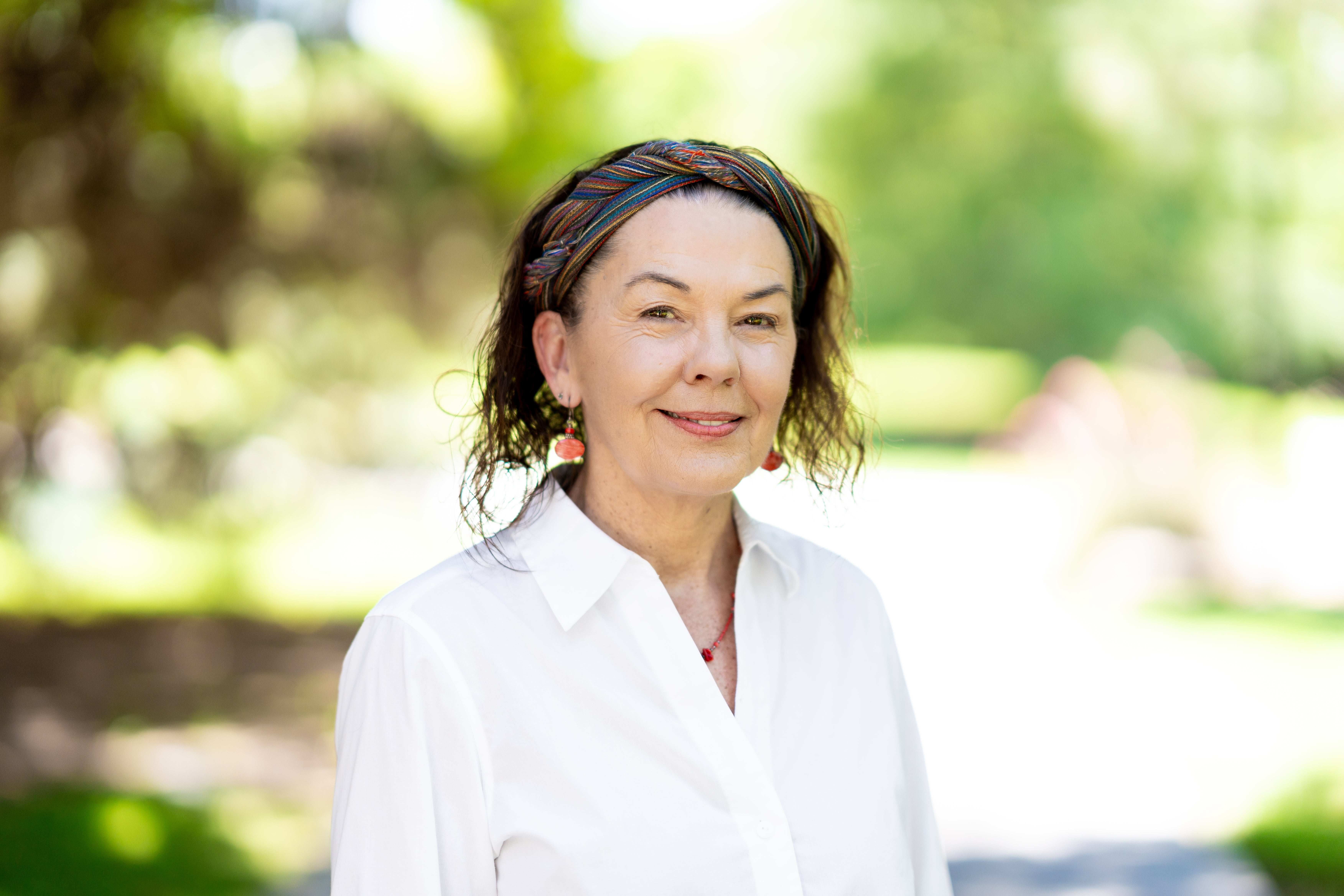 Portrait of Kimberly, smiling