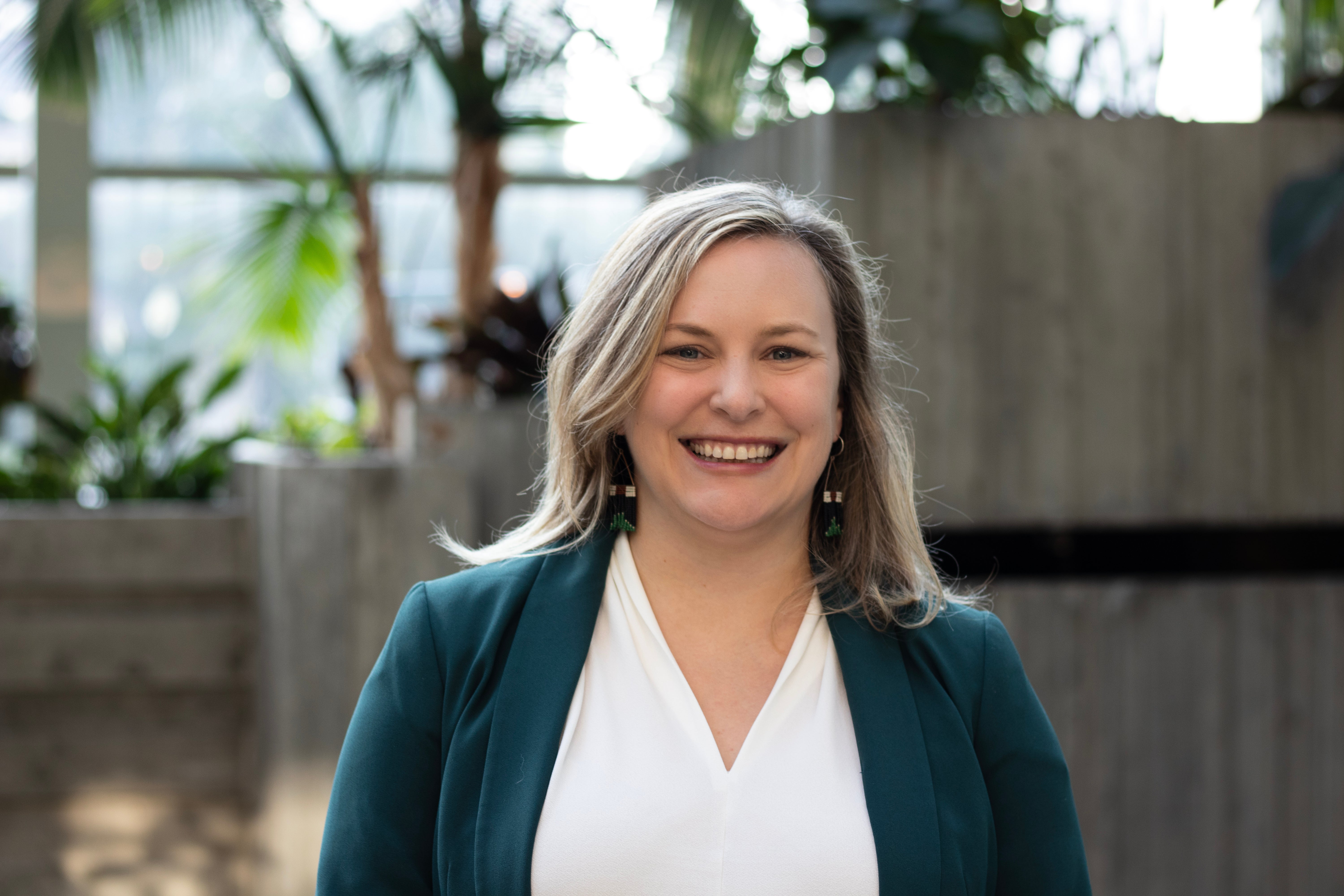 Portrait of Lis, smiling