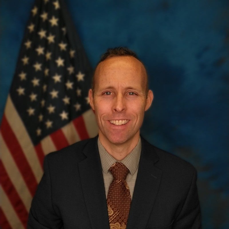 Portrait of Brandon smiling